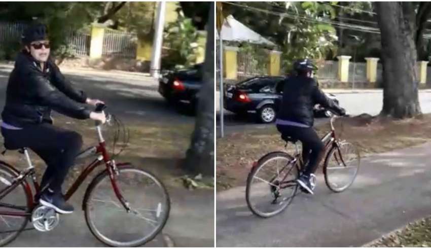 Dilma é hostilizada por mulher durante passeio de bicicleta; veja vídeo