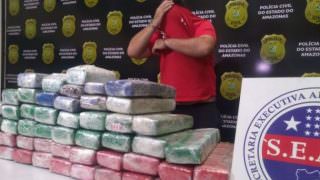 Homem é preso com mais de 40 kg de maconha no Porto do São Raimundo