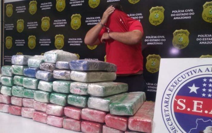 Homem é preso com mais de 40 kg de maconha no Porto do São Raimundo