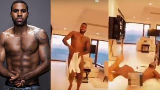 Jason Derulo surpreende por levar um tombo nu; veja vídeo