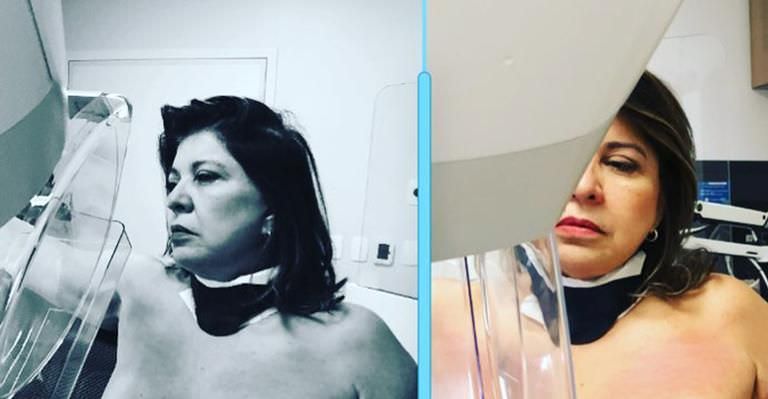 Roberta Miranda exibe seios ao fazer mamografia e faz alerta aos fãs