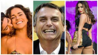 Anitta aceita desafio anti-Bolsonaro de Daniela Mercury