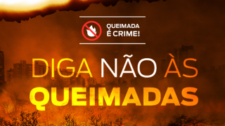 Fazer queimadas é crime. Ajude a combater essa prática, denuncie!