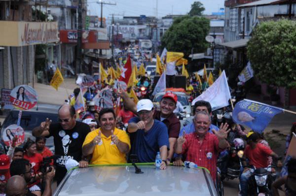 Lideranças políticas de Itacoatiara unem forças e promovem a maior carreata da campanha de Eduardo para esta eleição