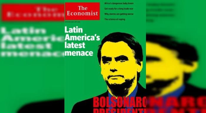 Economist vê Bolsonaro como 'ameaça' e 'presidente desastroso'