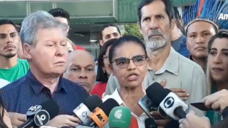 Candidata Marina Silva se encontra com prefeito de Manaus na Fiocruz