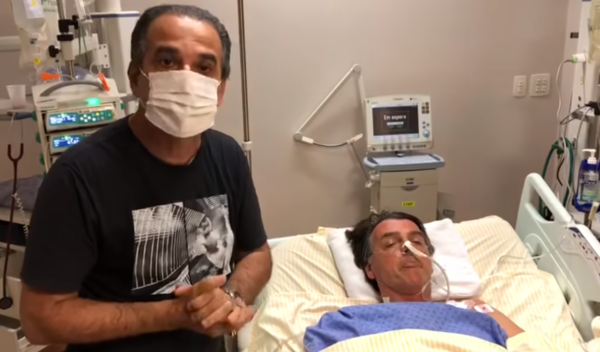 Malafaia grava Bolsonaro em cama de hospital: 'Morte esteve a 2mm'
