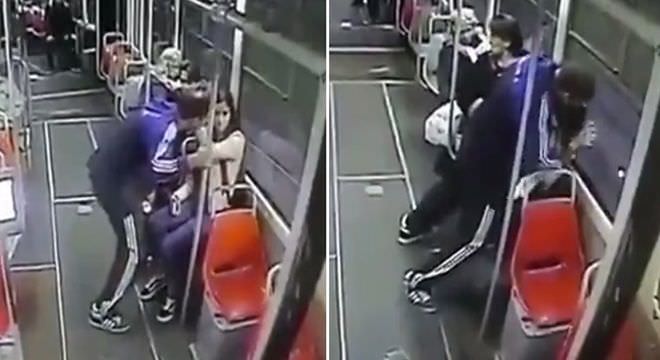 Homem abusa de menina dentro do ônibus e passageiros não reagem; veja vídeo