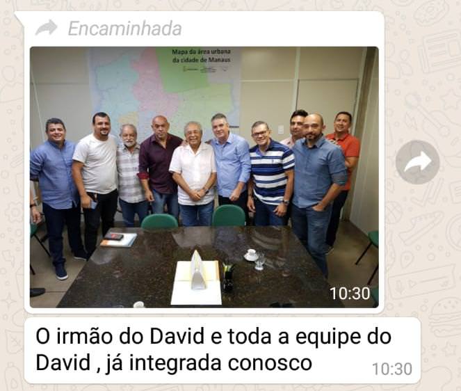Parentes e correligionários de David integram campanha de Amazonino