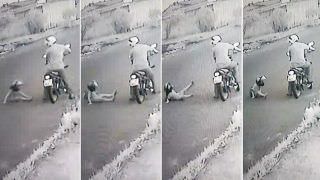 Padrasto agride menino de 4 anos com chute no peito no meio da rua; veja vídeo