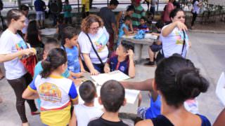 Crianças desenham a Manaus que sonham