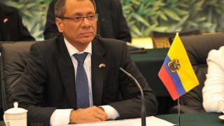 Ex-vice-presidente do Equador, condenado no caso Odebrecht, faz greve de fome