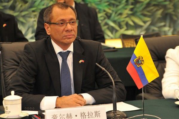 Ex-vice-presidente do Equador, condenado no caso Odebrecht, faz greve de fome