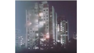 Ao soltar fogos por Bolsonaro, homem incendeia prédio