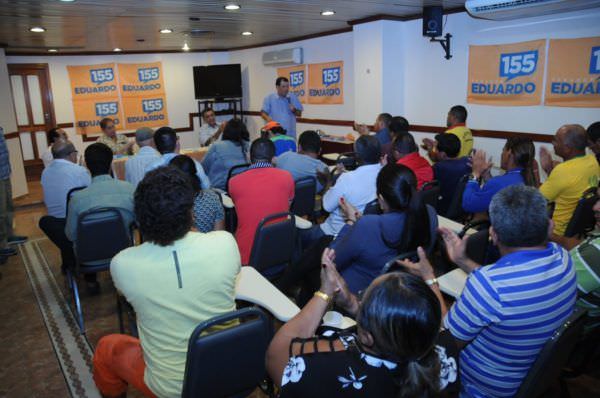 Lideranças sindicais reforçam mobilização por Eduardo Braga