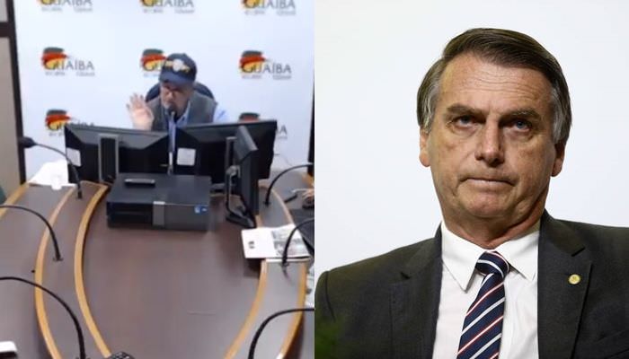 Jornalista pede demissão ao vivo após Bolsonaro impor restrição em entrevista