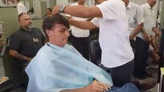 Jair Bolsonaro fez segundo corte de cabelo em 2 dias