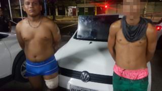 Após troca de tiros, polícia prende suspeitos de roubo a lanchonete