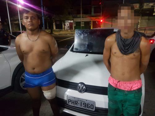 Após troca de tiros, polícia prende suspeitos de roubo a lanchonete