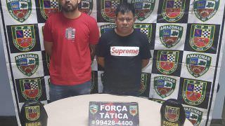 Dupla é presa por vender drogas no bairro de Flores, em Manaus