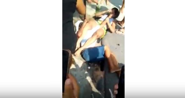 Suspeito de roubo é imobilizado por mulher em Manaus; veja vídeo
