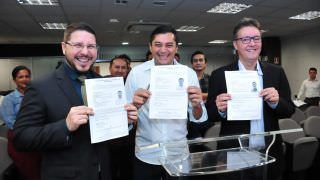 Wilson Lima prestigia vice e indica nomes da DPE para secretariado