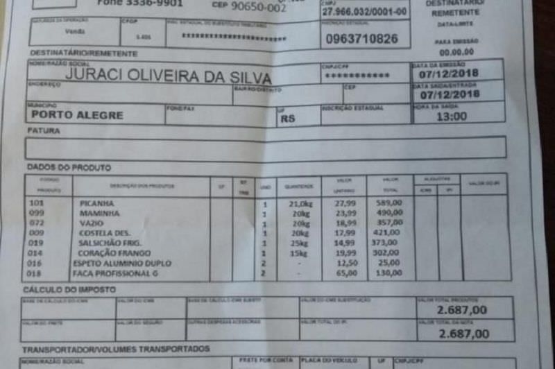 Traficante faz churrasco com 121 quilos de carne em penitenciária