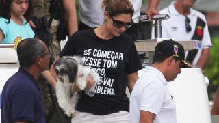 Primeira-dama, Michelle Bolsonaro usa camiseta com bronca de juíza em Lula