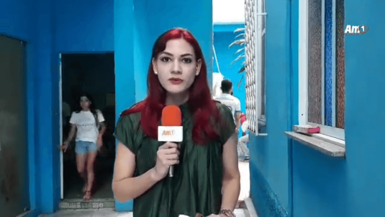 Locais onde famílias vítimas do incêndio recebem doações