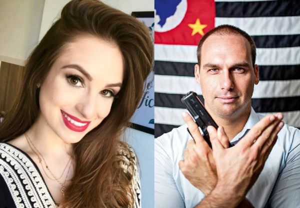 Eduardo Bolsonaro desmente Patrícia Lelis e afirma que não namoraram