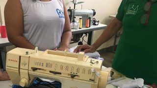 Internas da PFM participam do Projeto de Costura e Corte 