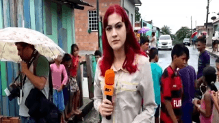 Chuva forte provoca deslizamento em Manaus