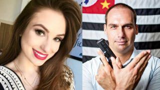 Eduardo Bolsonaro desmente Patrícia Lelis e afirma que não namoraram