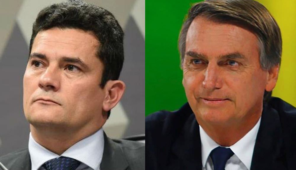 Bolsonaro discute com Moro investigação sobre candidaturas de laranjas