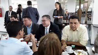 Café entre deputados e prefeitos antecipa aprovação  do projeto do FTI