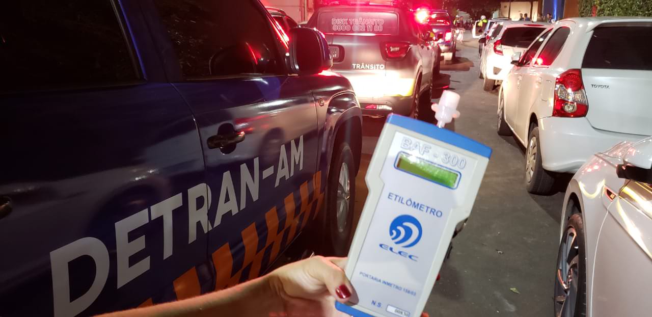 Detran-AM  flagra 32 motoristas dirigindo sob efeito de álcool