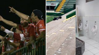 Torcida chilena limpa arquibancadas e banheiros em estádio brasileiro