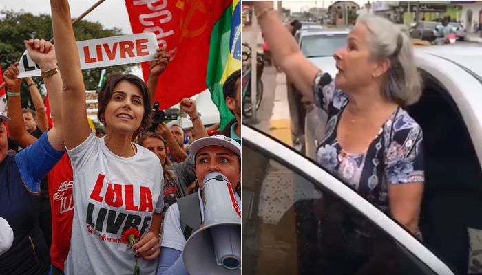 Manuela D'ávila é hostilizada por eleitora de Bolsonaro; veja vídeo
