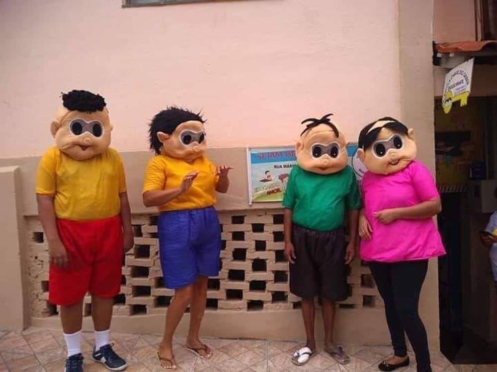 Turma da Mônica em versão humilde durante volta às aulas vira meme na web