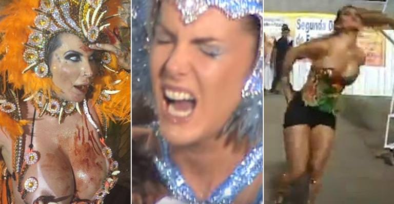 Relembre os 10 perrengues das famosas musas do Carnaval