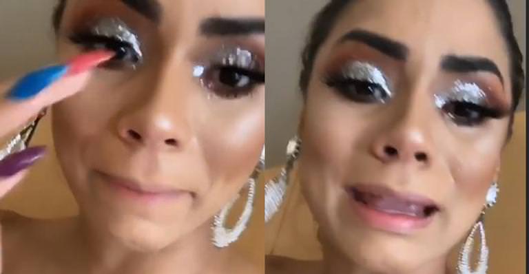 Lexa é vítima de golpe no pós-carnaval, se desespera e chora