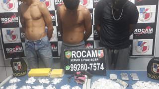 Trio é preso com drogas e revólver na Zona Norte de Manaus