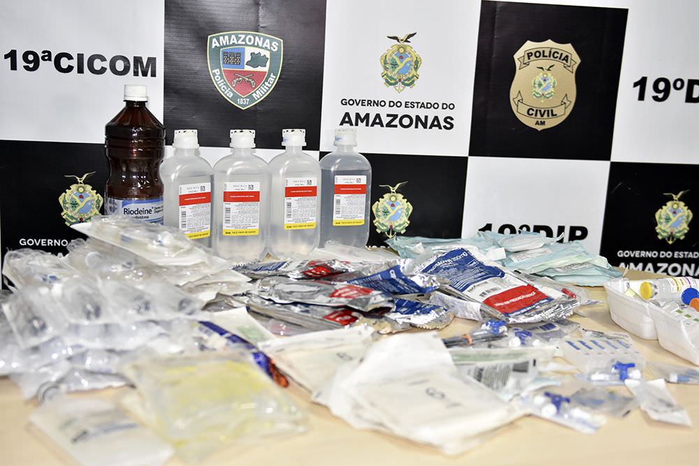 Polícia investiga origem de medicamentos usados no “Hospital do Crime”