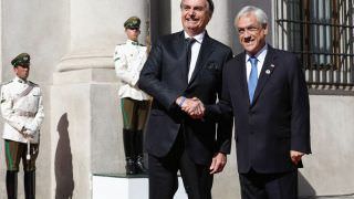 Em último dia no Chile, Bolsonaro se reúne com empresários e Piñera