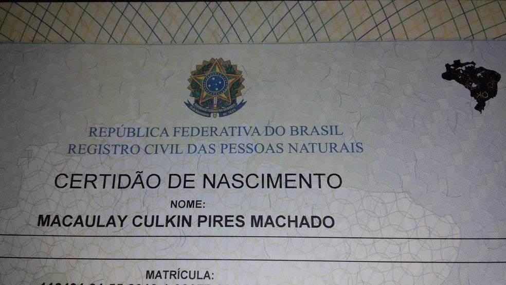Pai registra filho como 'Macaulay Culkin' em homenagem ao ator