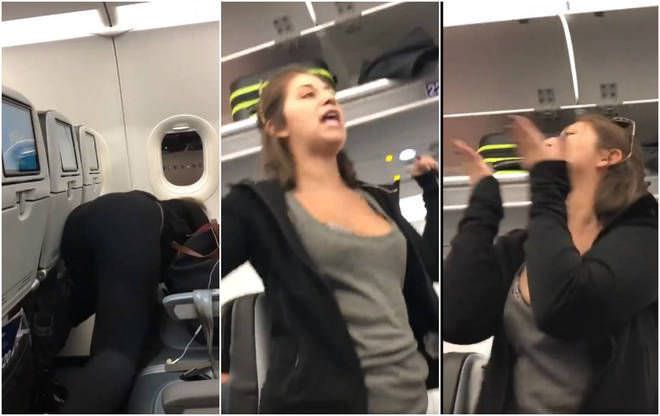 Mulher é expulsa de avião após ofender e agredir passageiros