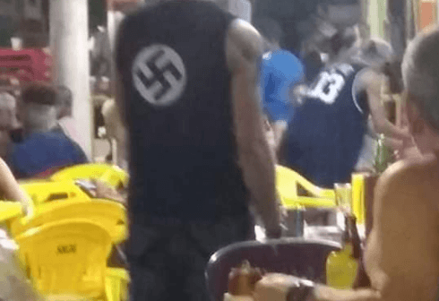 Presidente do diretório estadual do PT parte para cima de nazista em bar; Veja vídeo