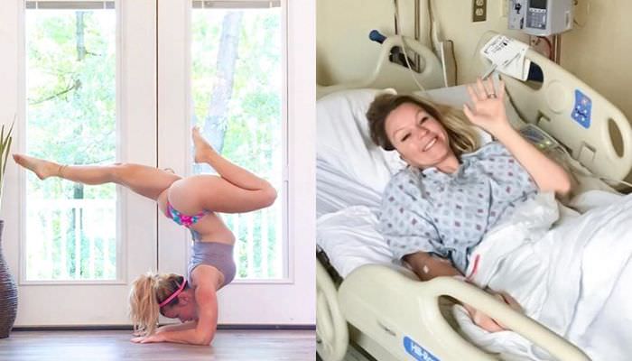 Influencer sofre derrame após realizar pose de yoga