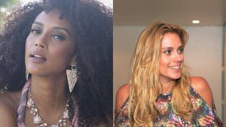 Taís Araújo é flagrada beijando Carolina Dieckmann na boca