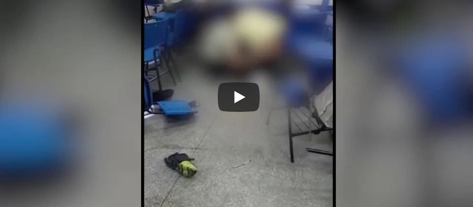 Vídeo flagra alunos brigando dentro de sala em escola na Zona Norte